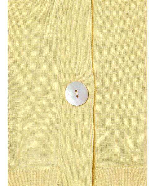 three dots / スリードッツ カーディガン・ボレロ | Washable cotton silk cropped cardigan | 詳細5