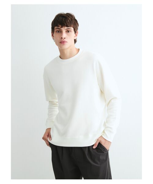 セール】 Men's suvin mix fleece l/s sweat （その他トップス