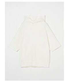 Souffle cotton hoody top