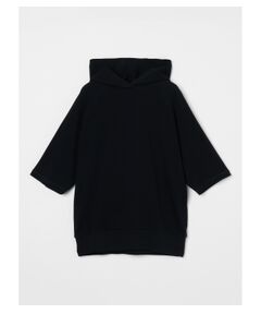 Souffle cotton hoody top