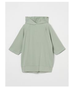 Souffle cotton hoody top