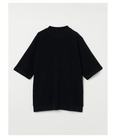 Men's souffle cotton mockneck