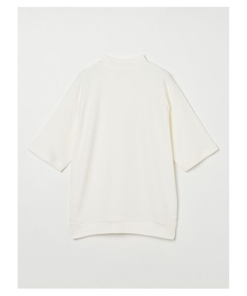 three dots / スリードッツ Tシャツ | Men's souffle cotton mockneck | 詳細1