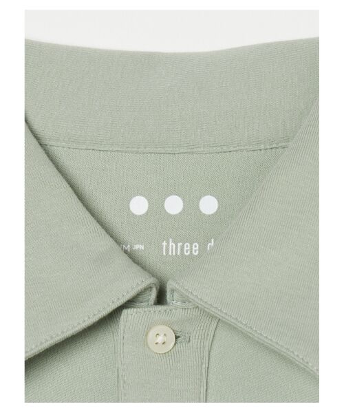 three dots / スリードッツ ポロシャツ | Men's souffle cotton s/s polo | 詳細5