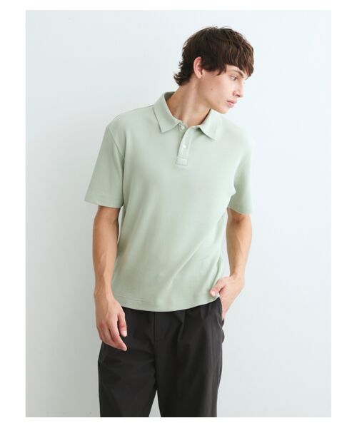 three dots / スリードッツ ポロシャツ | Men's souffle cotton s/s polo | 詳細6