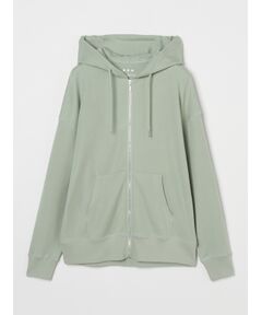 Souffle cotton zipup hoody