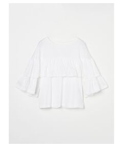 Deco t-shirt ruffle sleeve