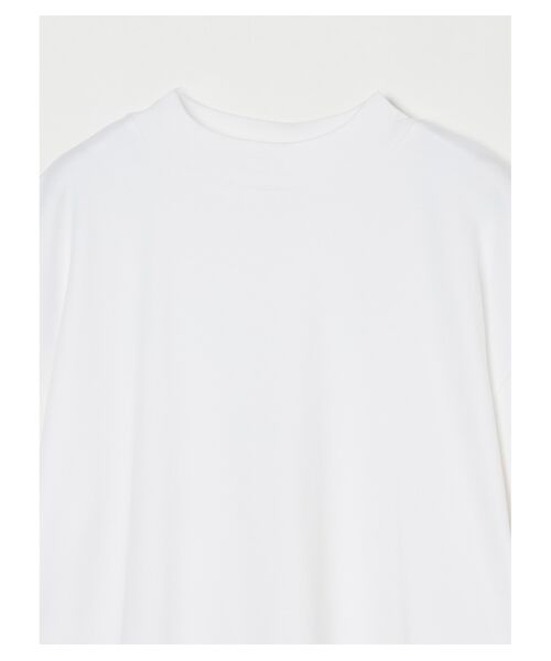 three dots / スリードッツ Tシャツ | Superfine T-shirt mock neck tee | 詳細2