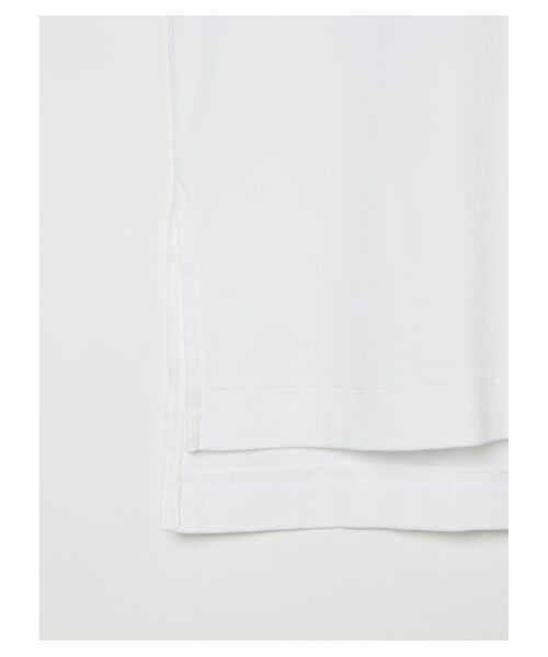 three dots / スリードッツ Tシャツ | Superfine T-shirt mock neck tee | 詳細4