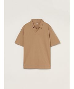 three dots / スリードッツ Tシャツ | Men's powdery cotton skipper polo