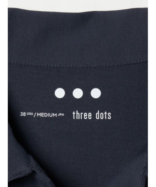 three dots / スリードッツ ポロシャツ | Men's powderycotton skipper polo | 詳細5