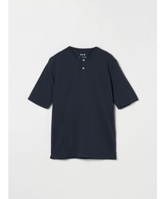 Men's powdery cotton s/s henley