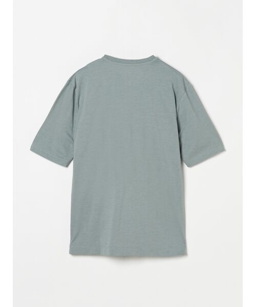 three dots / スリードッツ Tシャツ | Men's powdery cotton s/s henley | 詳細1