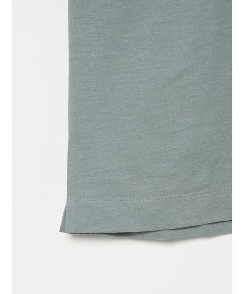 three dots / スリードッツ Tシャツ | Men's powdery cotton s/s henley | 詳細4