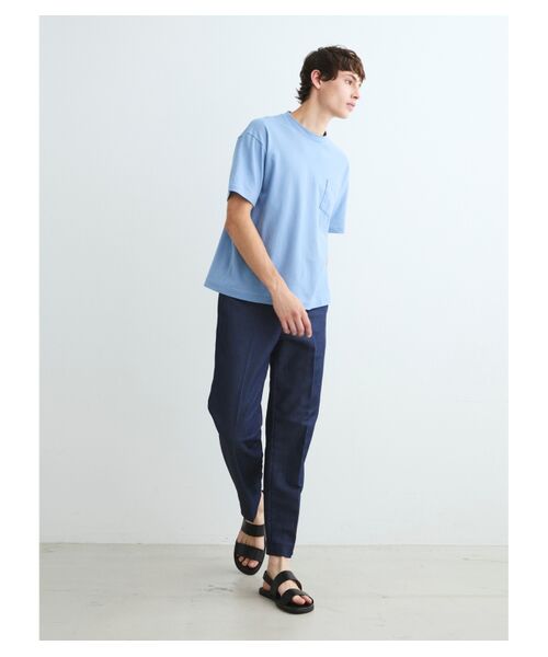 three dots / スリードッツ Tシャツ | Men's crepe weave s/s pocket T | 詳細10