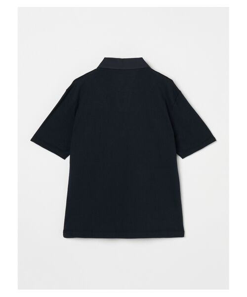 three dots / スリードッツ ポロシャツ | Men's crepe weave skipper polo | 詳細1