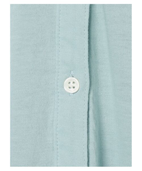 three dots / スリードッツ シャツ・ブラウス | Jersey colette loose shirt | 詳細4