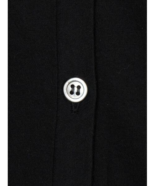three dots / スリードッツ カーディガン・ボレロ | Jersey colette cropped cardigan | 詳細4