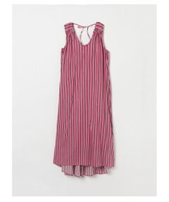 India cotton stripe dress