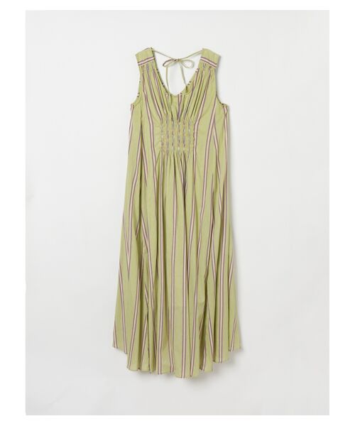 three dots / スリードッツ ドレス | India cotton stripe dress | 詳細1