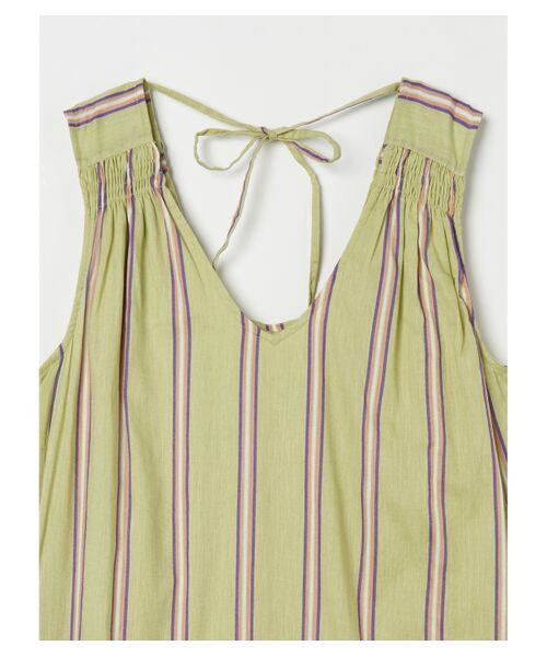 three dots / スリードッツ ドレス | India cotton stripe dress | 詳細2