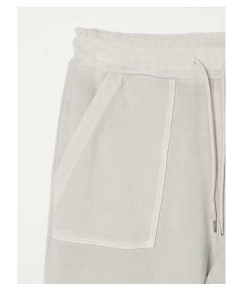 three dots / スリードッツ その他パンツ | Men's organic cotton fleece shorts | 詳細3