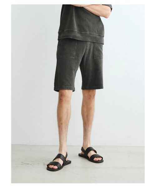 three dots / スリードッツ その他パンツ | Men's organic cotton fleece shorts | 詳細6