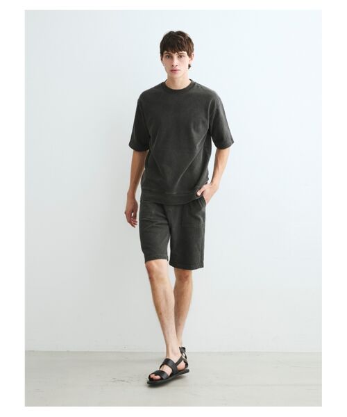 three dots / スリードッツ その他パンツ | Men's organic cotton fleece shorts | 詳細7