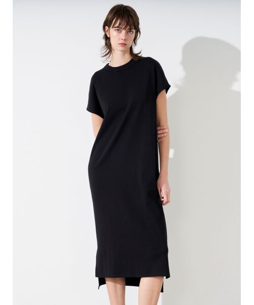 three dots / スリードッツ ドレス | x RIKACO Organic cotton knit Tshirt dress | 詳細6