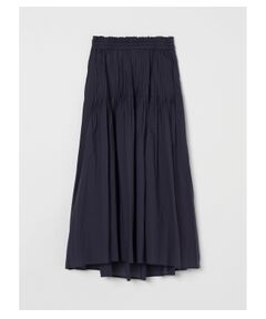 three dots / スリードッツ スカート | Cotton loan pintuck skirt
