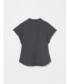 three dots / スリードッツ Tシャツ | Smile Cotton Double gauze mock neck tee