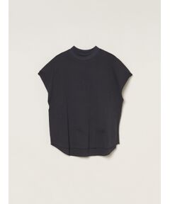 three dots / スリードッツ Tシャツ | Smile Cotton Double gauze mock neck tee