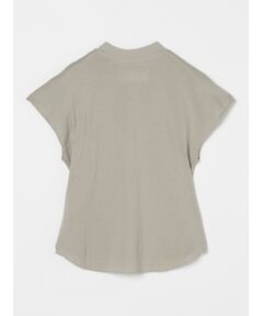 three dots / スリードッツ Tシャツ | Smile Cotton Double gauze mock neck tee