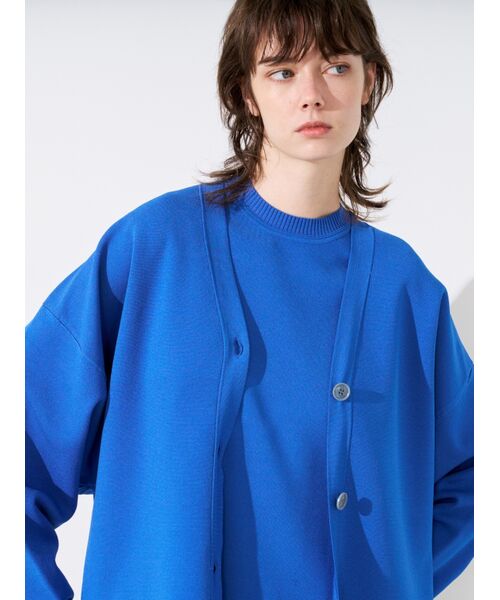 Sleek sweater button cardigan （ニット・セーター）｜three dots 