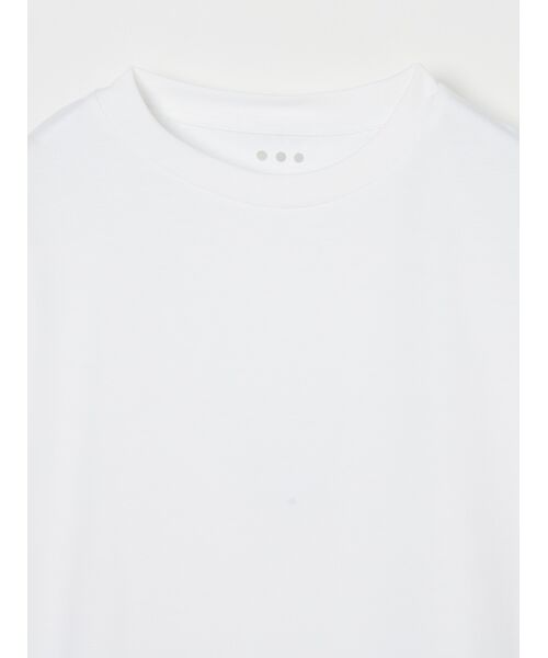 three dots / スリードッツ Tシャツ | Powdery cotton loose tee | 詳細2