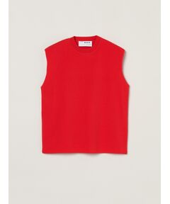 three dots / スリードッツ ニット・セーター | Sleek sweater sleeveless tops