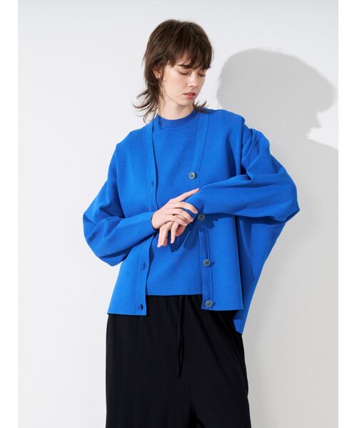 three dots / スリードッツ ニット・セーター | Sleek sweater sleeveless top | 詳細8