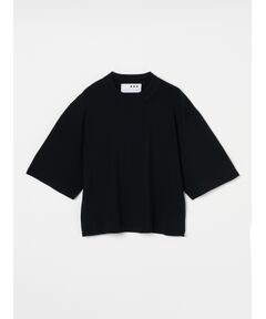 Sleek sweater s/s knitted tshirt