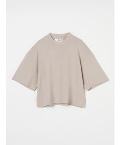 Sleek sweater s/s knitted tshirt