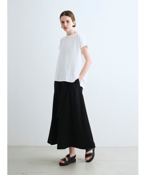 three dots / スリードッツ スカート | Long staple yarn skirt | 詳細9