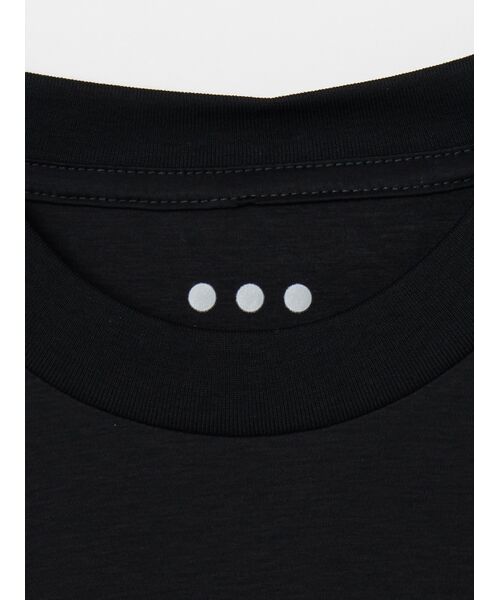 three dots / スリードッツ Tシャツ | Silky paper cotton T-shirt | 詳細3