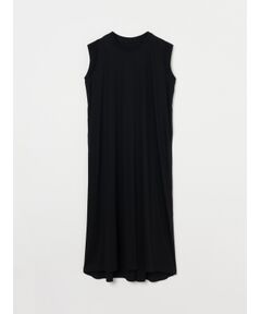 three dots / スリードッツ ドレス | Silky paper cotton dress