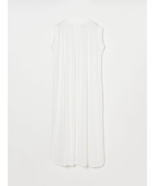 three dots / スリードッツ ドレス | Silky paper cotton dress | 詳細1