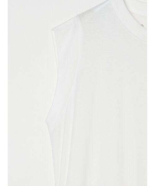 three dots / スリードッツ ドレス | Silky paper cotton dress | 詳細3