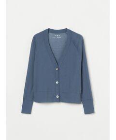three dots / スリードッツ カーディガン・ボレロ | Soft see-through cardigan