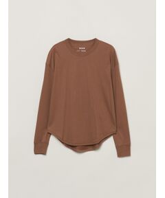 Sanded jersey long t-shirt