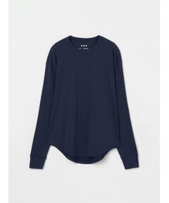 Sanded jersey long t-shirt