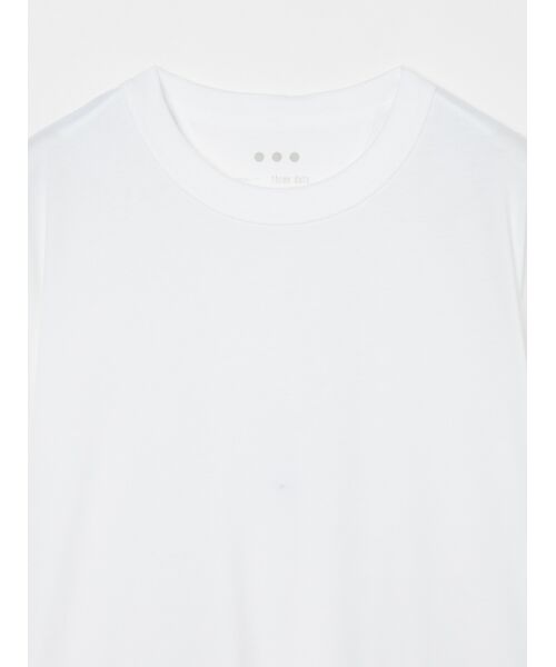 three dots / スリードッツ Tシャツ | Sanded jersey long t-shirt | 詳細2
