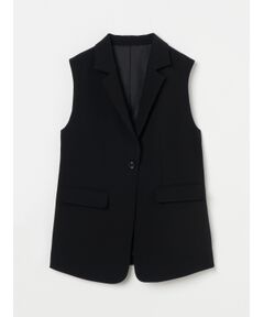 three dots / スリードッツ その他トップス | Double cloth gillet