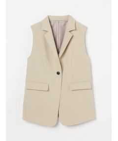 three dots / スリードッツ その他トップス | Double cloth gillet